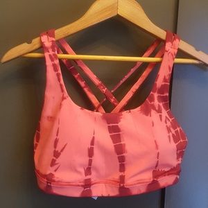 Lululemon Shibori Energy Bra | Pink | EUC